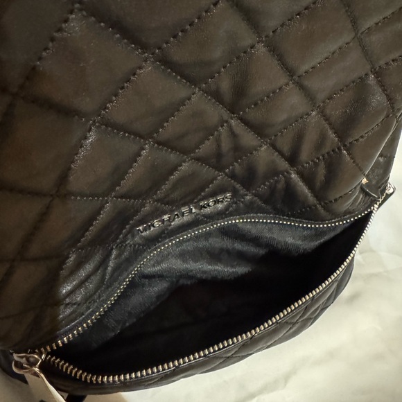 Michael Kors Quilted Black Backpack main image 4